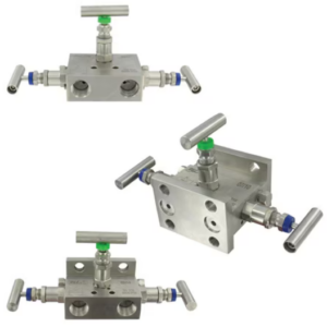 Dwyer Series BBV-1 3-Valve Block Manifold | 6000 psi 316 SS Valve