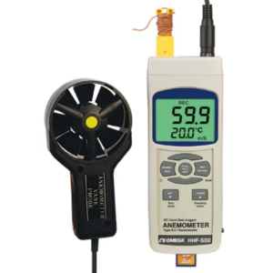 Omega HHF-SD2 Vane Anemometer | SD Card Data Logger & Airflow Meter