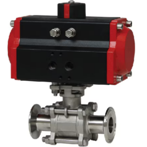 Dwyer WE03 2-Piece Flanged SS Ball Valve | Automated 150# ANSI Valve