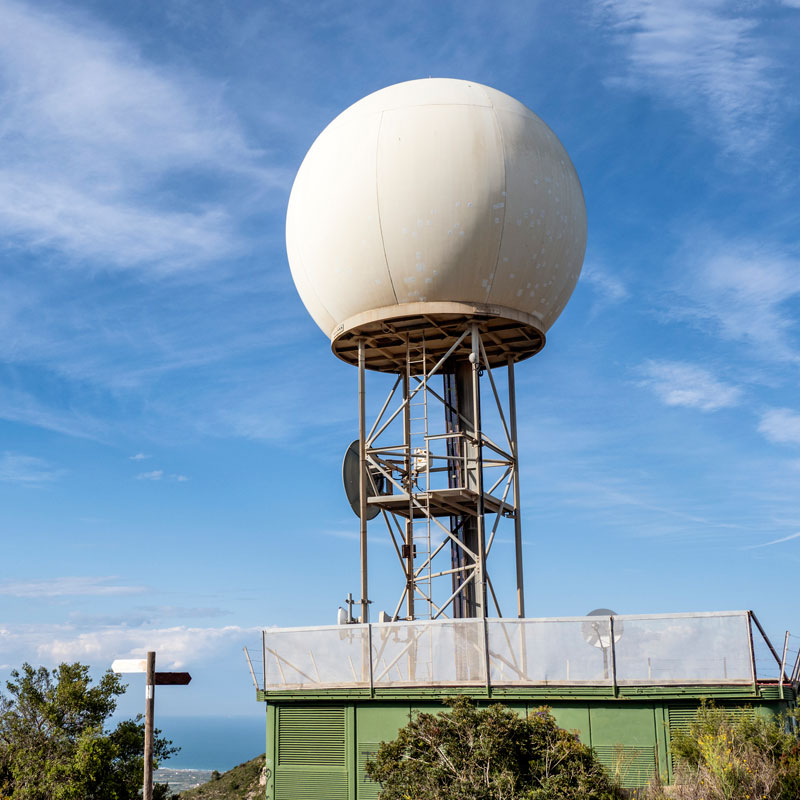 Relative humidity sensor installed in HVAC system measuring moisture levels for indoor air quality control