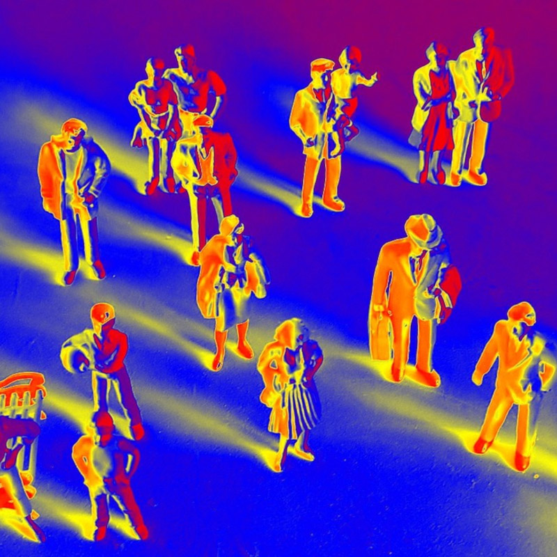 Temperature sensor installed in industrial process monitoring heat levels in piping system for control and safety